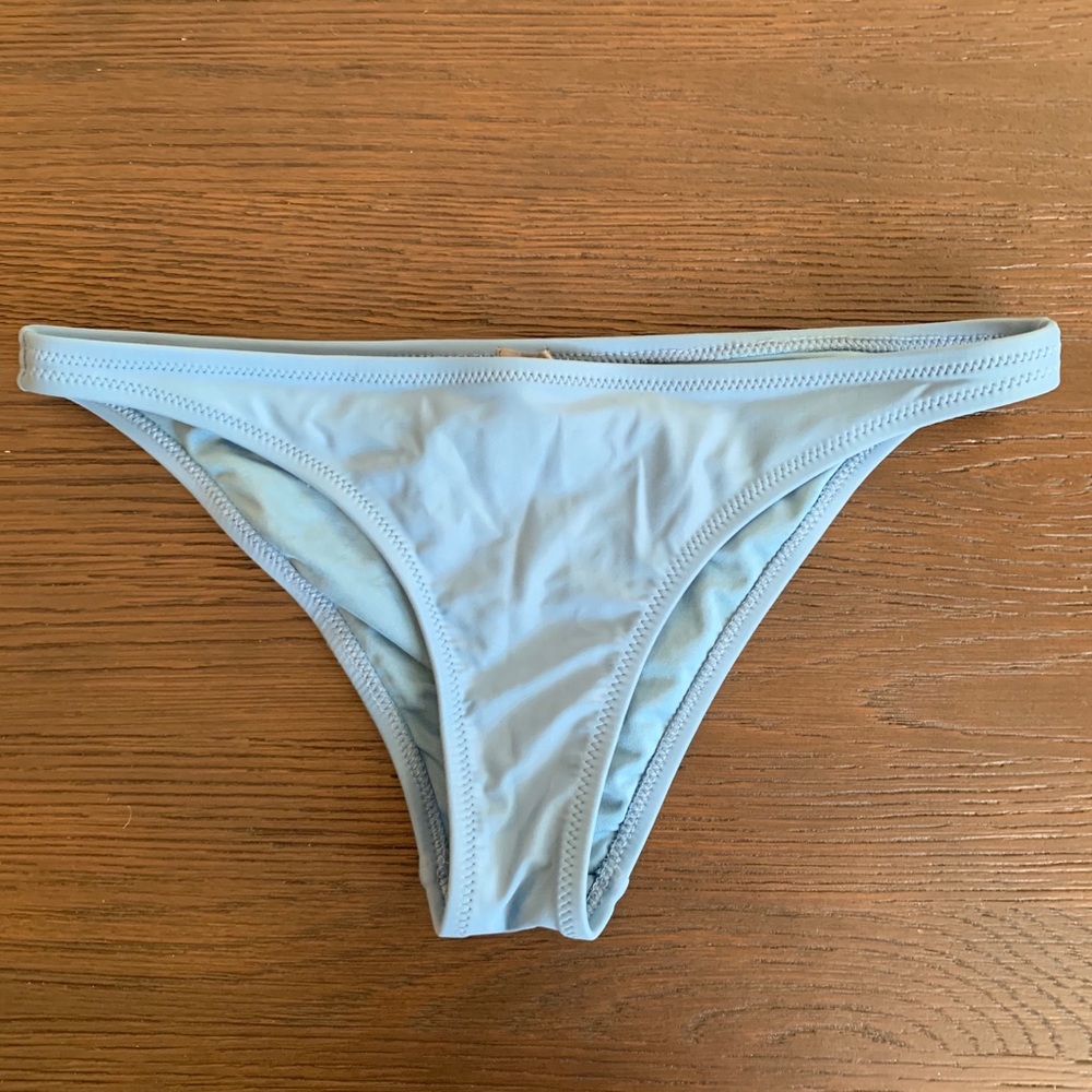 blue bikini bottoms